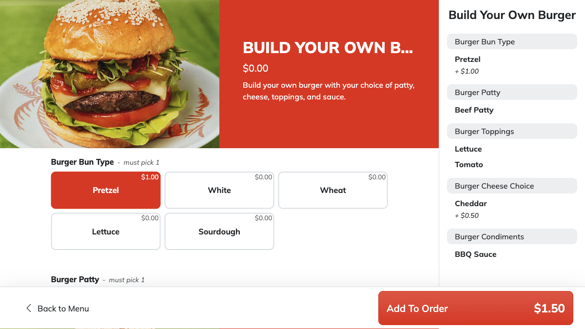 Rezku Self-Self Kiosk Example Screenshot 2